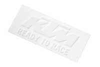 LOGO STICKER WHITE