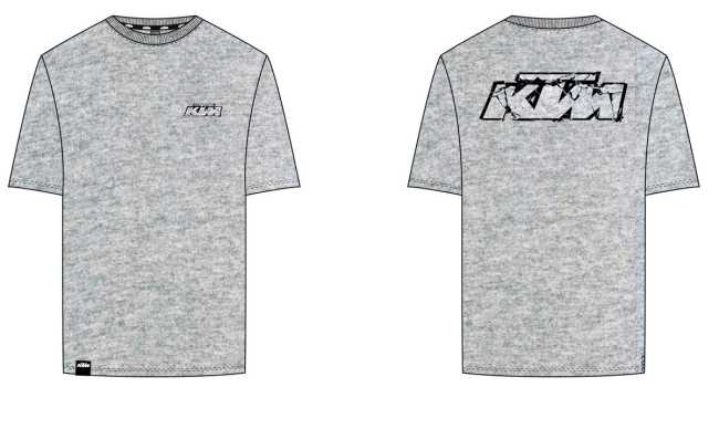 LOGO T-SHIRT LIGHT GREY MELANGE