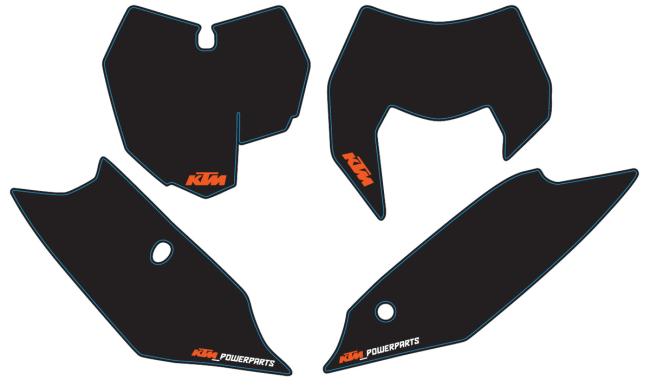 STARTNUMBER PLATE SX/EXC 14