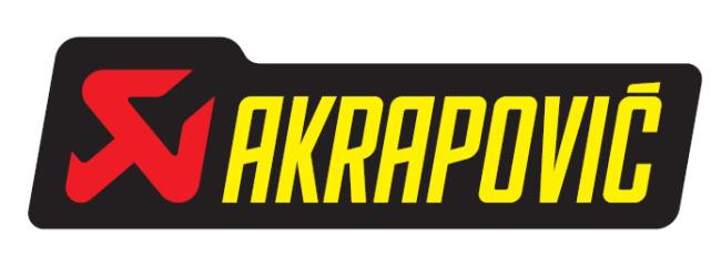 AKRAPOVIČ STICKER 34x120 mm