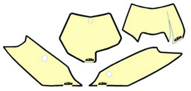 NO.PLATE BACKGR.  WHITE SX 11