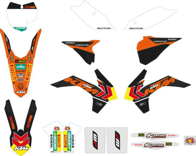 GRAPHIC KIT FACTORY SX