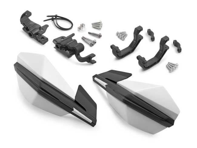 %HANDGUARDS CPL.LE+RI WHITE 12