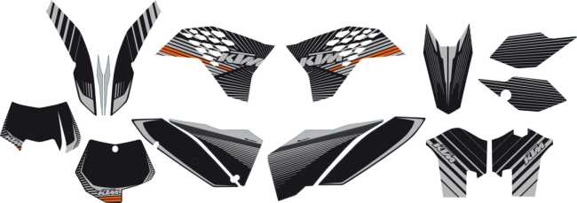 * GRAPHIC KIT BLACK-CHROM