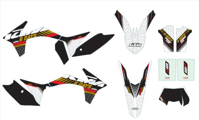 ZESTAW GRAFICZNY SIX-DAYS 'GERMANY'
