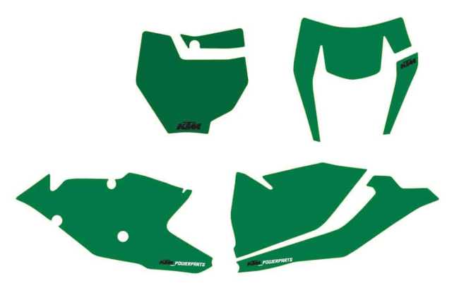 STARTNUMMERNFELDER GRÜN