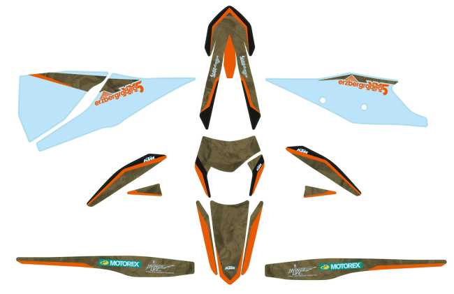 Grafik- und Teilekit Erzbergrodeo