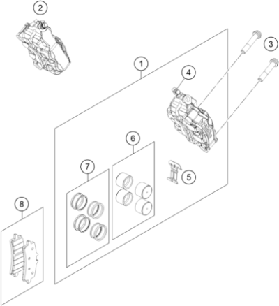 ZACISK HAMULCA PRZEDNIEGO