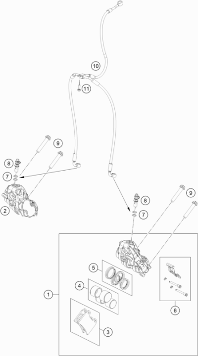 ZACISK HAMULCA PRZEDNIEGO