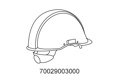 SCHUTZHELM GELB 3000