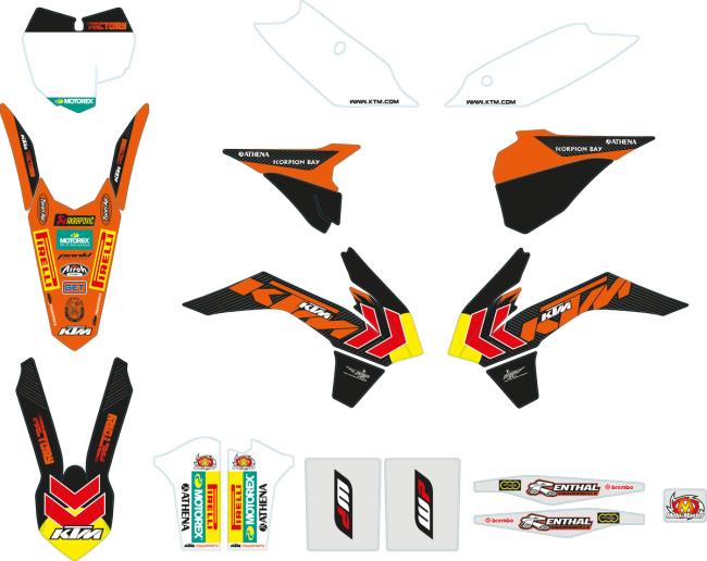 GRAPHIC KIT FACTORY SX