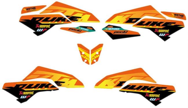 ZESTAW OKLEIN KTM FACTORY (KTM 125/390 DUKE)