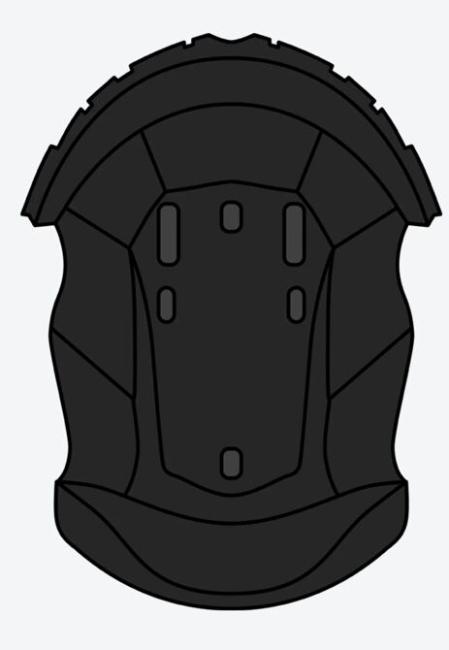 WYŚĆIÓŁKA CENTRALNA DO KASKU WRAAP KIDS