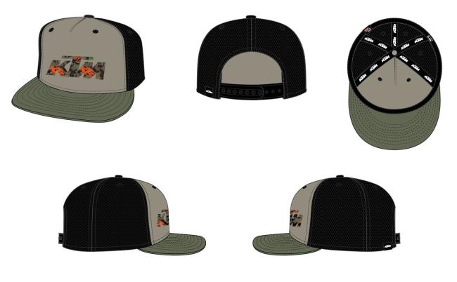 CZAPKA Z DASZKIEM LOGO TRUCKER