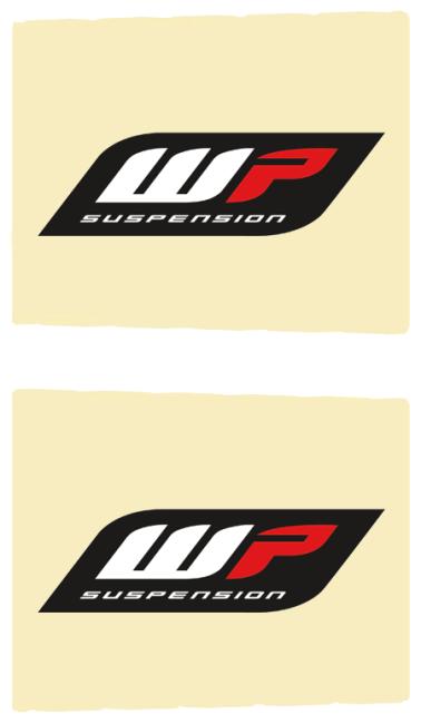 STICKER FRONT FORK-SET WP 48